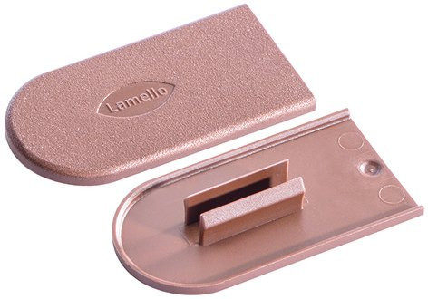 Abdeckkappen LAMELLO CABINEO braunbeige