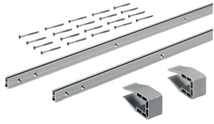 Profilset 2 Profile SlideLine M Profilhöhe 18mm, Länge 250cm