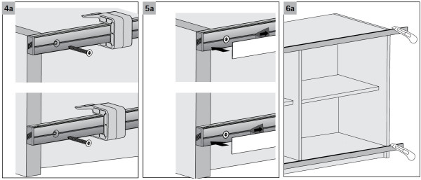 Profilset 2 Profile SlideLine M Profilhöhe 18mm, Länge 250cm