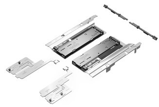 Öffnungssystem Push to open Silent 10kg für ArciTech Schubkastensystem (Set)