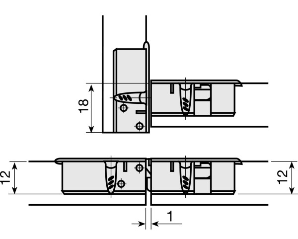 Klappenscharnier Markant 11