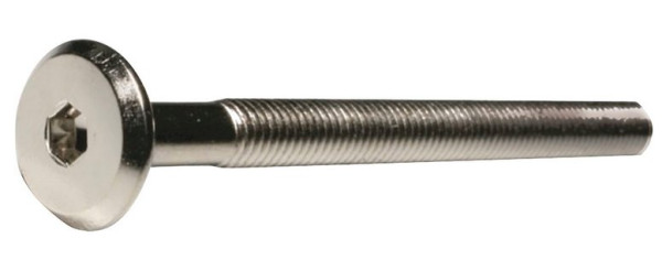 Flachkopfschraube M6x 50 Güte 4.8 verzinkt mit ISK SW 4