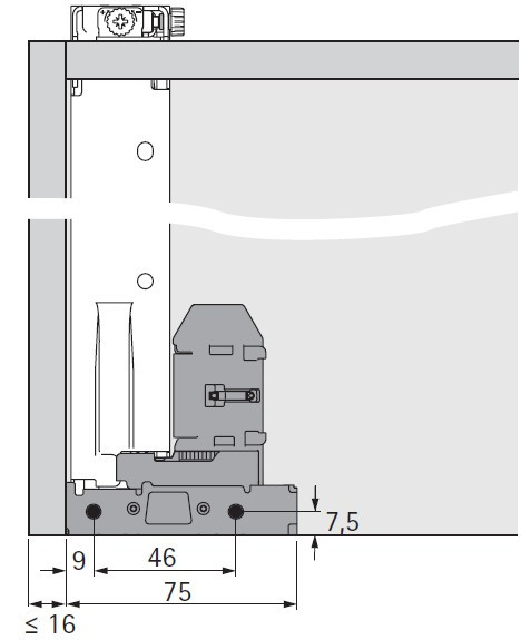 Actro 5D Vollauszug mit Silent System 320mm L bis 40kg