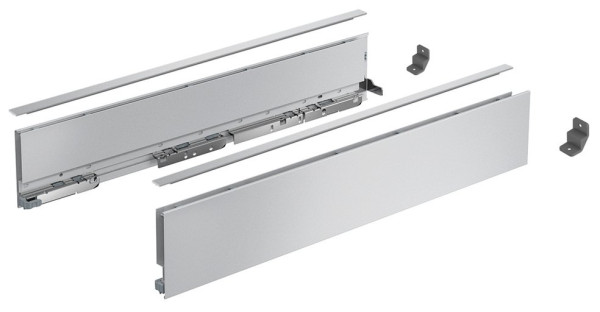 AvanTech YOU Set Zarge, Höhe 101mm x NL 600mm, silber, links und rechts