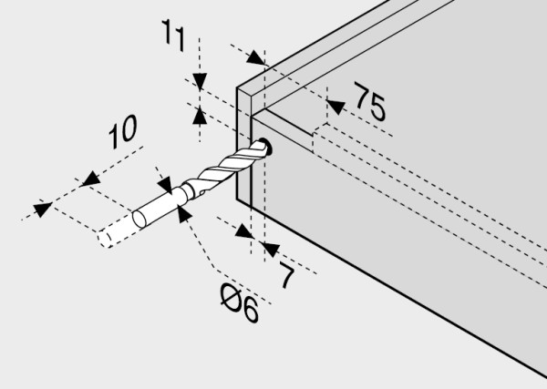 MOVENTO S BLUMOTION Bodenmontage, Vollauszug NL=450