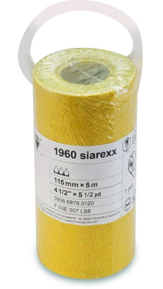 Schleifpapierrolle 1960 siarexx 115mm x 5m K80