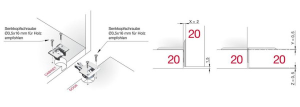 KIMANA Klappenband, 3-teilig