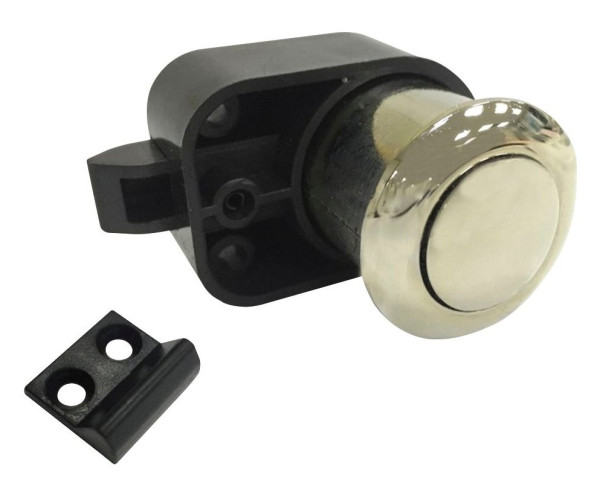 JuNie Druckknopf-Schnappverschlusszylinder 4860, DM 25 mm, vernickelt matt