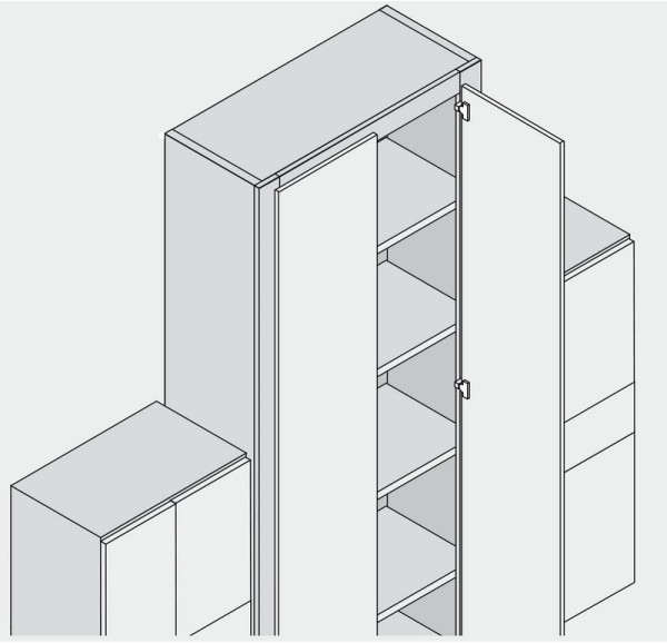 Stollenscharnier BLUM MODUL BLUMOTION 95° Öffnungswinkel