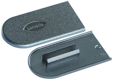 Abdeckkappen LAMELLO CABINEO Metalloptik Stahl dunkel