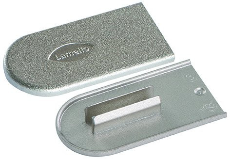 Abdeckkappen LAMELLO CABINEO Metalloptik Nickel