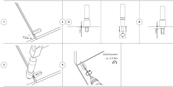 Einschlaghilfe für Muffen LAMELLO CABINEO