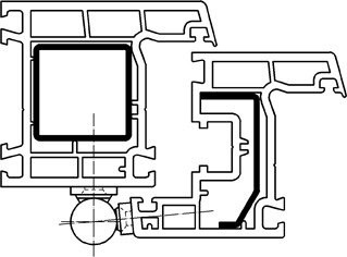 K-Bänder für Kunststoff K 3174 WF verkehrsweiß - RAL 9016