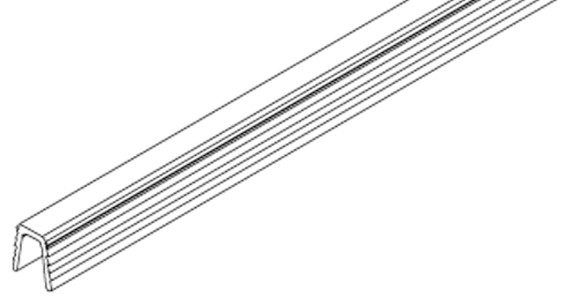 Führungsschiene unten HAWA Clipo 10/15