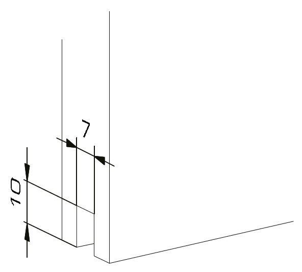 Führungsschiene unten HAWA Clipo 10/15