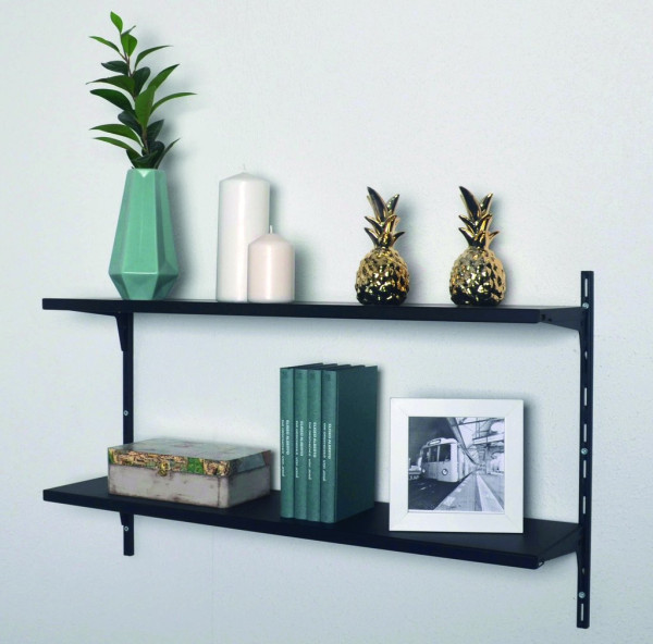 Wandschienen ELEMENT-SYSTEM 50 200cm schwarz matt