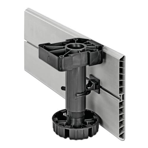 Sockelblenden Kunststoff Farbe Aluminium gebürstet, Höhe 150mm Länge 400cm