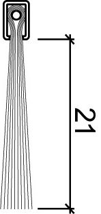 Bürstendichtungen HEBGO 757 21mm 250cm