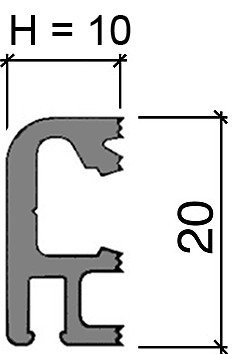 Halteprofile für Dichtungen HEBGO 124