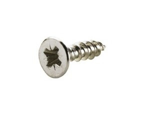 Befestigungsschraube Scharniertopf 3,5x16 vernickelt (20 Stück)