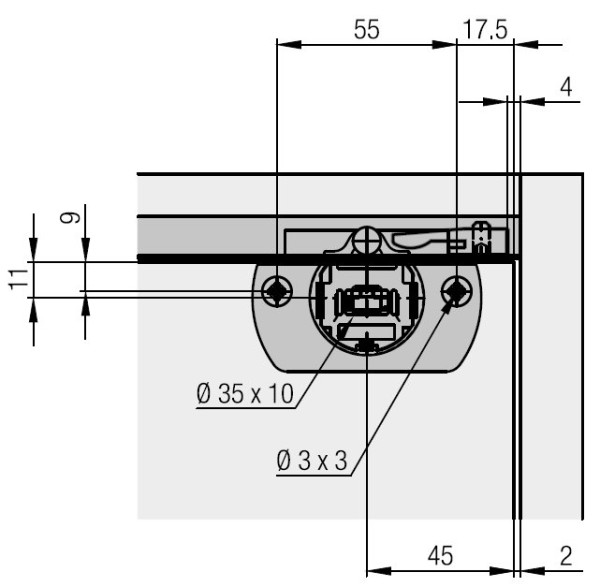 Laufwerk HAWA für Clipo 15 SH
