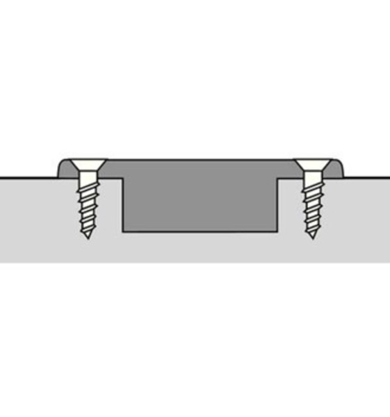 Winkel Topfband HETTICH 8639i W90, vorliegende Stollenanwendung