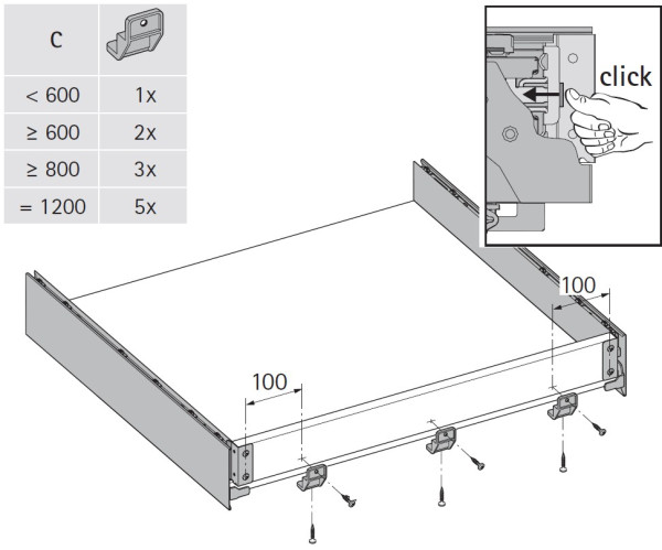 AvanTech YOU Stabilisator Rückwand