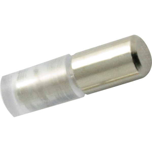 Glasbodenträger Claudia zum Stecken, Bohr ø 5 mm, Stahl vernickelt