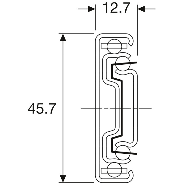 Kugel-Vollauszüge ACCURIDE 400mm, 44kg SoftClose chromatiert