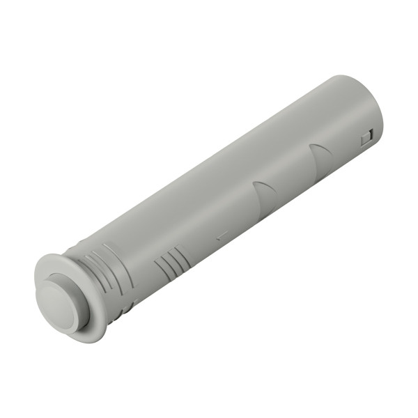 Push-To-Open Pin zum Einbohren, lichtgrau, Kurzhub