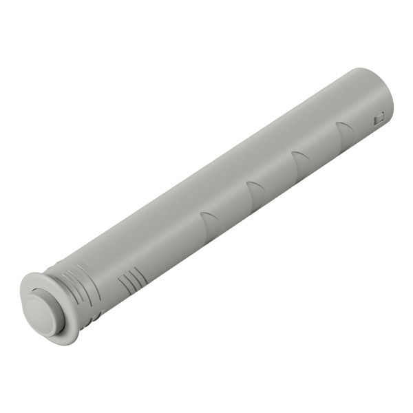 Push-To-Open Pin zum Einbohren, lichtgrau, Langhub