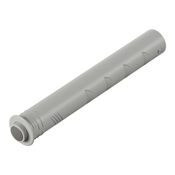 Push-To-Open Magnet zum Einbohren, lichtgrau, Langhub