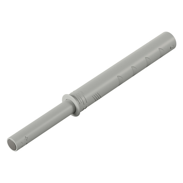 Push-To-Open Magnet zum Einbohren, lichtgrau, Langhub