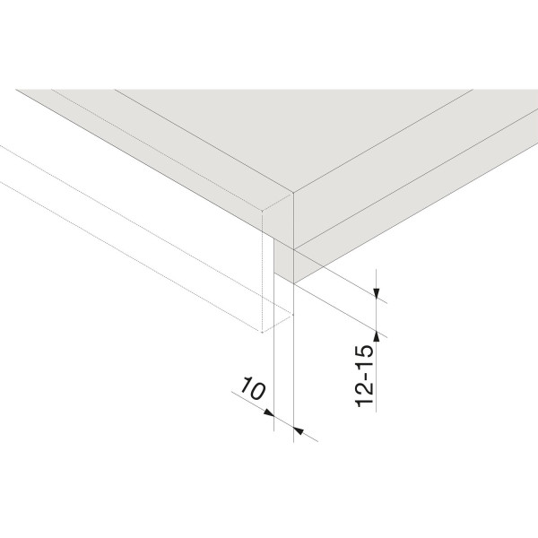 BLUM Tablararretierung für Movento und Tandem Vollauszügen