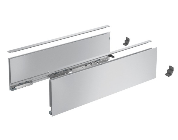 AvanTech YOU Set Zarge, Höhe 139 mm x NL 350 mm, silber, links und rechts