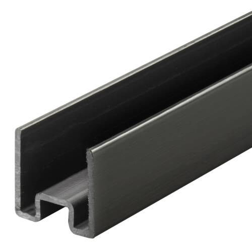 Wangenprofil, 19 mm, Schwarz gebürstet, 250 cm