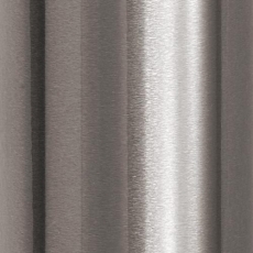 Tischbeine ø60mm x 1100mm aus Stahl Oberfl. Edelstahloptik (Set)