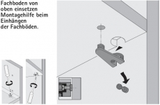 Exzenter Verbindungsbeschlag VB 36 M für Böden 16mm