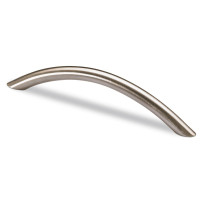 Möbelgriff -Nicia- Bohrabstand 128mm Edelstahl Optik