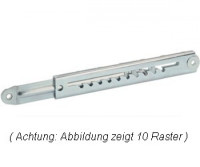 Rastomat, Verstellbeschlag für Kopf- und Fußteil (5 Raster)