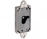 Kastenschloss mit einfacher Schließung 25mm Dornamß