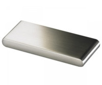 Möbelgriff -Fermo- Bohrabstand 64mm Edelstahl Optik