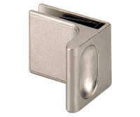 Glastürgriff Zinkdruckguss matt vernickelt