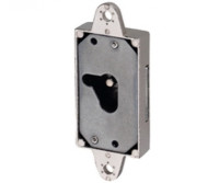 Kastenschloss, einfache Schließung, Dornmaß 15mm, LINKS