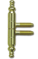 Einbohrband mit Zierkopf vermessingt Rolle 9mm