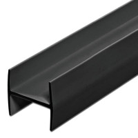 H-Profil, 19 mm, Tiefschwarz, 2600mm