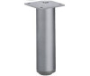 Möbelfuß Lano RO aus Aluminium silber eloxiert 80mm