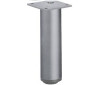 Möbelfuß Lano RO aus Aluminium silber eloxiert 80mm