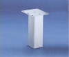 Möbelfuß Lano SQ 46 aus Aluminium silber eloxiert 120mm