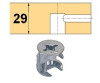 Rastex 15 für 29mm Böden ohne Abdeckrand blank